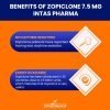 benefits of Zopiclone 7.5 mg intas pharma