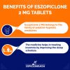 benefits of Eszopiclone 2 mg